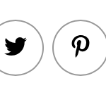 The Social Media buttons available on Vogue's site. They are located on the top left of the webpage.